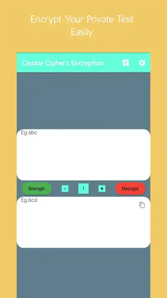 Play Text Hider: Ceasar Ciphers Encrypter, Shifter  and enjoy Text Hider: Ceasar Ciphers Encrypter, Shifter with UptoPlay
