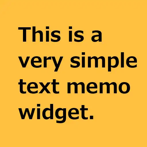 Play Text Memo Widget APK