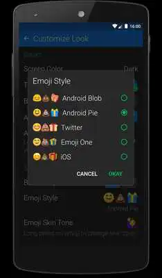 Play Textra Emoji - Android Pie Style