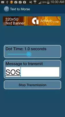 Play Text to Morse Code!