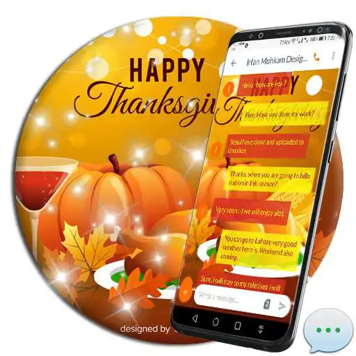 Play Thanksgiving SMS Dual Theme APK