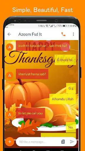 Play Thanksgiving SMS Dual Theme as an online game Thanksgiving SMS Dual Theme with UptoPlay