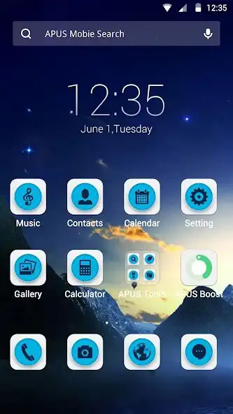 Play The Blue Dream APUS theme  and enjoy The Blue Dream APUS theme with UptoPlay