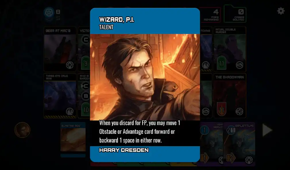 Play The Dresden Files Cooperative Card Game as an online game The Dresden Files Cooperative Card Game with UptoPlay