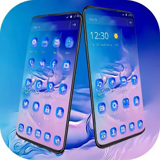 Run free android online Theme For Blue S10 Business Icon APK