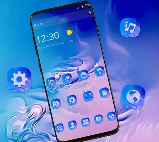 Play APK Theme For Blue S10 Business Icon  and enjoy Theme For Blue S10 Business Icon with UptoPlay com.launcher.theme.t211818950