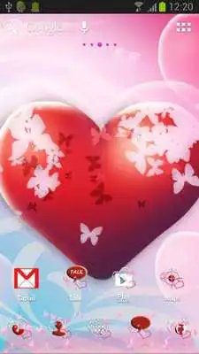 Play Theme Hearts for ADW Launcher