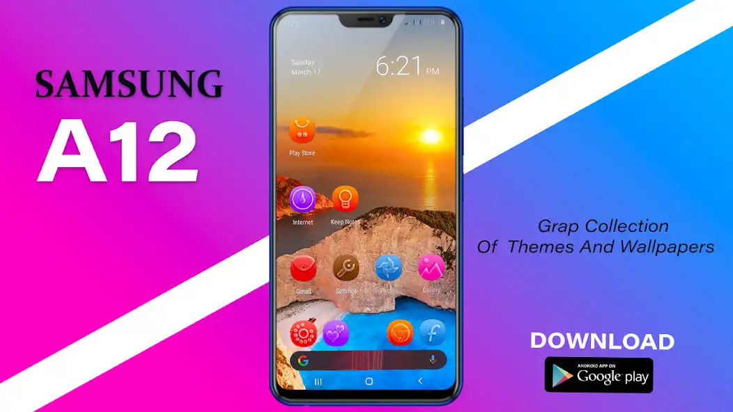 Play Themes for Galaxy A12: Galaxy A12 Launcher as an online game Themes for Galaxy A12: Galaxy A12 Launcher with UptoPlay