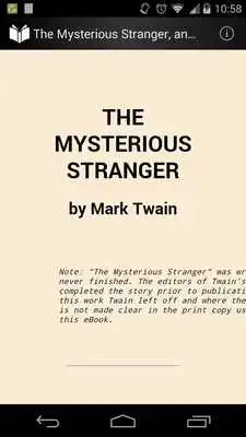 Play The Mysterious Stranger