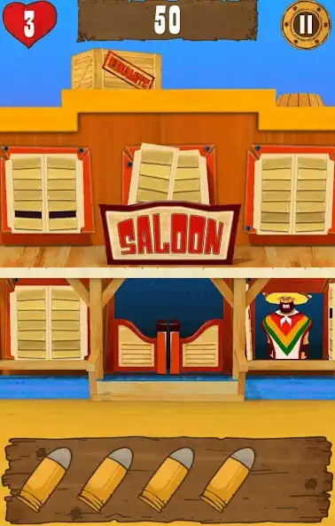 Play The Saloon Gun  and enjoy The Saloon Gun with UptoPlay