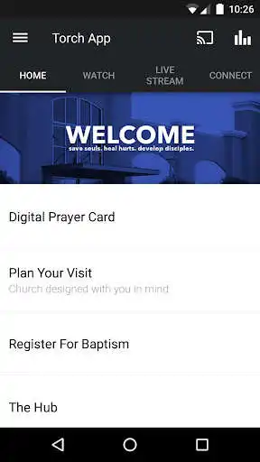 Play APK The Torch Worship Center  and enjoy The Torch Worship Center with UptoPlay com.subsplash.thechurchapp.s_4448TT