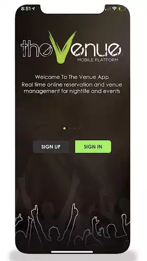 Play The Venue App. as an online game The Venue App. with UptoPlay