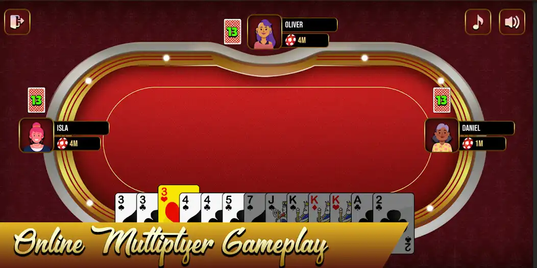 Play Thirteen Online Card Game  and enjoy Thirteen Online Card Game with UptoPlay