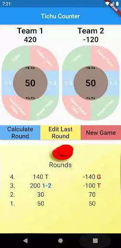 Play Tichu Counter as an online game Tichu Counter with UptoPlay