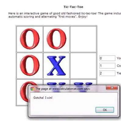 Play Tic Tac Toe - Can you beat it?