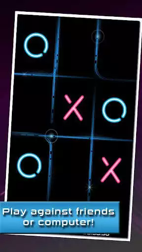 Play Tic Tac Toe Glow  and enjoy Tic Tac Toe Glow with UptoPlay