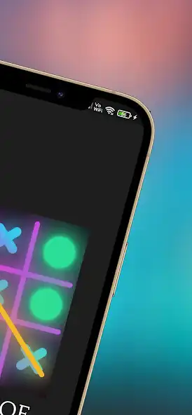 Play Tic Tac Toe Glow - XO as an online game Tic Tac Toe Glow - XO with UptoPlay