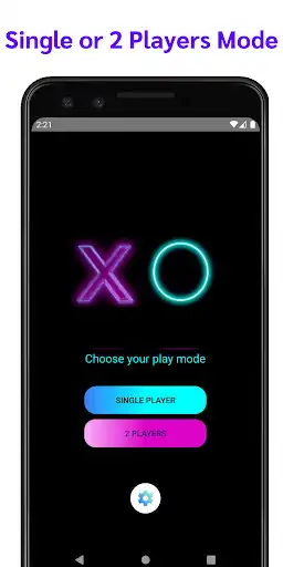 Play Tic Tac Toe Neon as an online game Tic Tac Toe Neon with UptoPlay