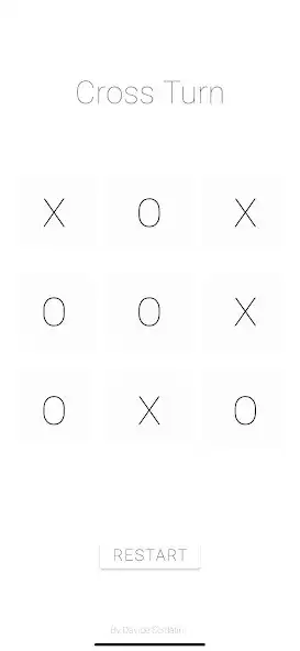 Play Tic Tac Toe - The Clean One as an online game Tic Tac Toe - The Clean One with UptoPlay