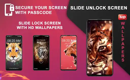 Play Tiger Wallpapers Lock Screen  and enjoy Tiger Wallpapers Lock Screen with UptoPlay