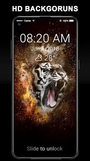 Play Tiger Wallpapers Lock Screen as an online game Tiger Wallpapers Lock Screen with UptoPlay