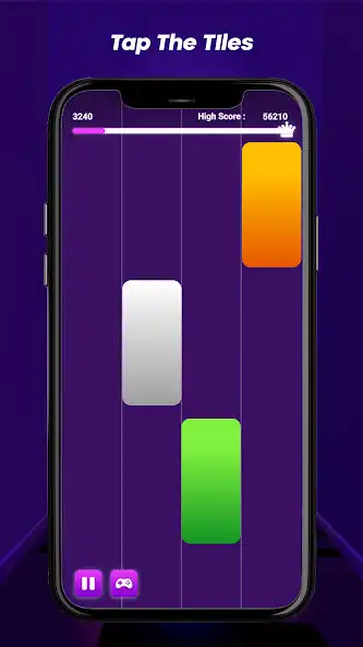 Play Tiles Hop Pop: EDM Rush! as an online game Tiles Hop Pop: EDM Rush! with UptoPlay