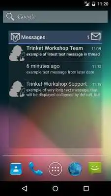 Play Timely Sms Widget