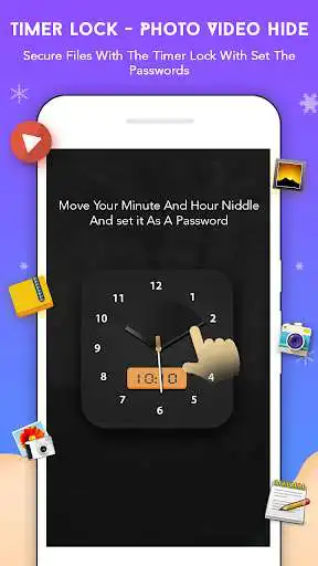 Play Timer Lock - Photo Video Hide Locker as an online game Timer Lock - Photo Video Hide Locker with UptoPlay