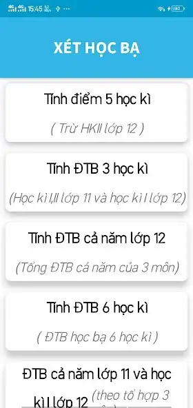 Play Tính điểm học bạ Đại học  and enjoy Tính điểm học bạ Đại học with UptoPlay