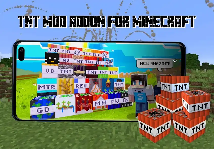 Play TNT Mod Addon for Minecraft  and enjoy TNT Mod Addon for Minecraft with UptoPlay