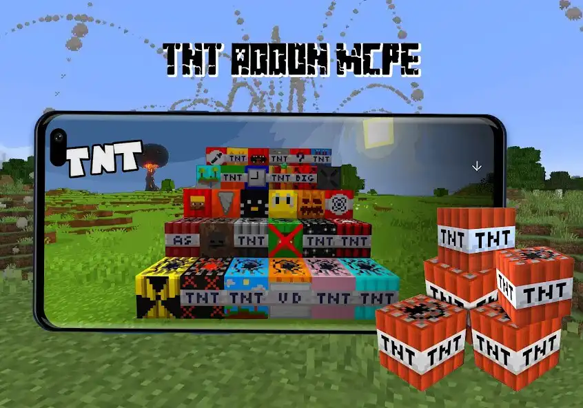 Play TNT Mod Addon for Minecraft as an online game TNT Mod Addon for Minecraft with UptoPlay