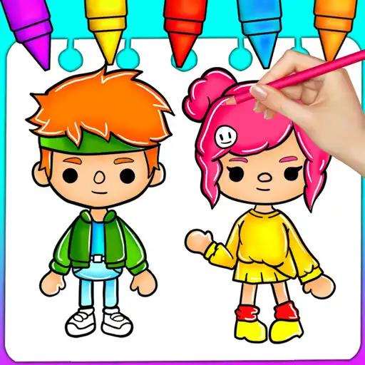 Play Toca Boca Coloring Life APK