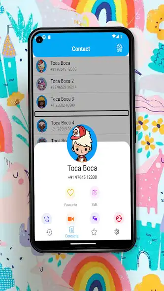 Play Toca Boca Fake Video Call as an online game Toca Boca Fake Video Call with UptoPlay