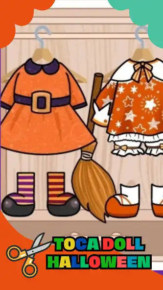 Play Toca Boca Halloween Paper as an online game Toca Boca Halloween Paper with UptoPlay