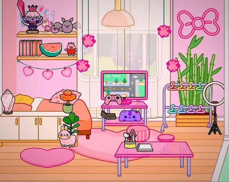 Play Toca Boca Pink Room Ideas as an online game Toca Boca Pink Room Ideas with UptoPlay