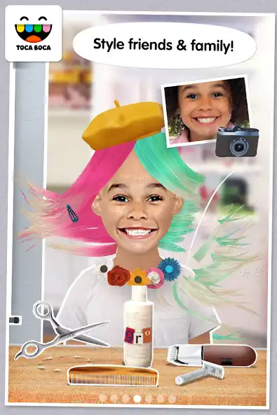 Play Toca Hair Salon Me as an online game Toca Hair Salon Me with UptoPlay