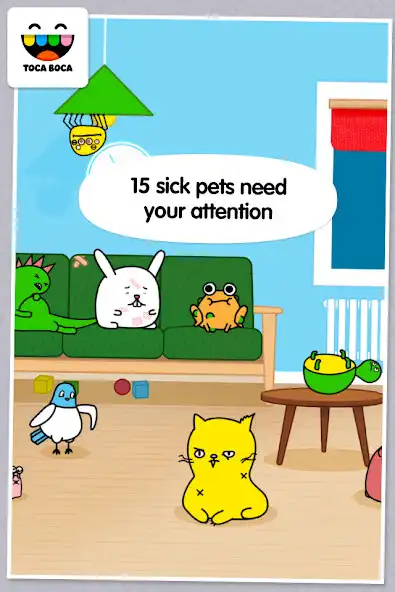 Play Toca Pet Doctor as an online game Toca Pet Doctor with UptoPlay