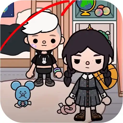 Play Toca Wednesday Addam Boca HD APK