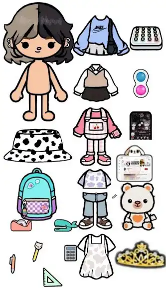 Play Toca Wednesday Outfit Ideas as an online game Toca Wednesday Outfit Ideas with UptoPlay