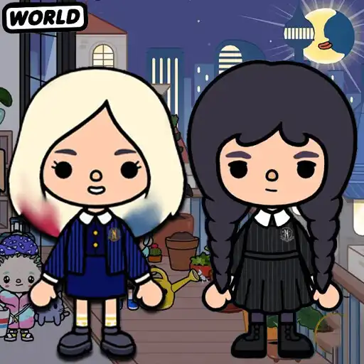 Play Toca wednesday Outfit Ideas Up APK