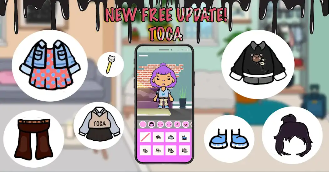 Play Toca wednesday Outfit Ideas Up as an online game Toca wednesday Outfit Ideas Up with UptoPlay