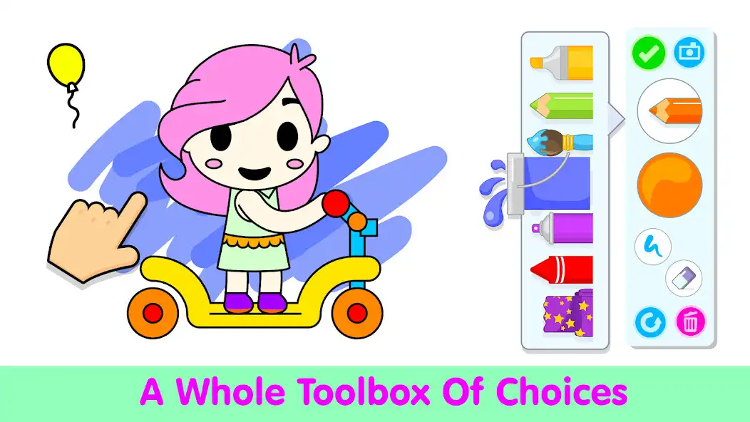 Play Toddler Coloring Book For Kids as an online game Toddler Coloring Book For Kids with UptoPlay