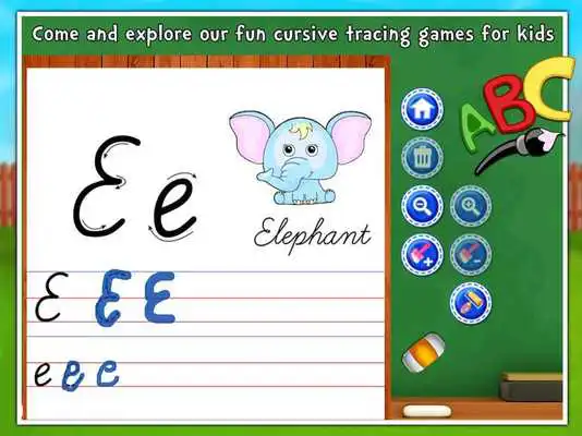 Play Toddlers Abc Cursive Writing