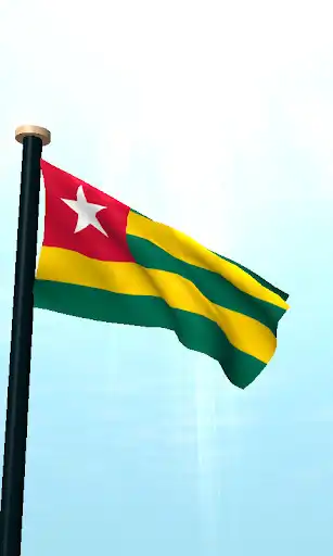 Play APK Togo Flag 3D Free Wallpaper  and enjoy Togo Flag 3D Free Wallpaper with UptoPlay com.ilikemycountry.tg_flagfree