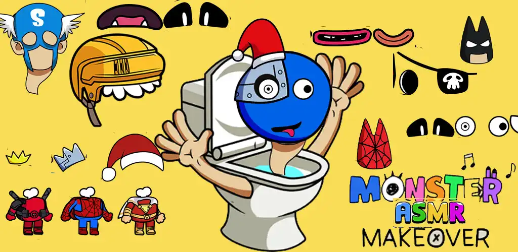 Play Toilet Monster : ASMR MakeOver as an online game Toilet Monster : ASMR MakeOver with UptoPlay