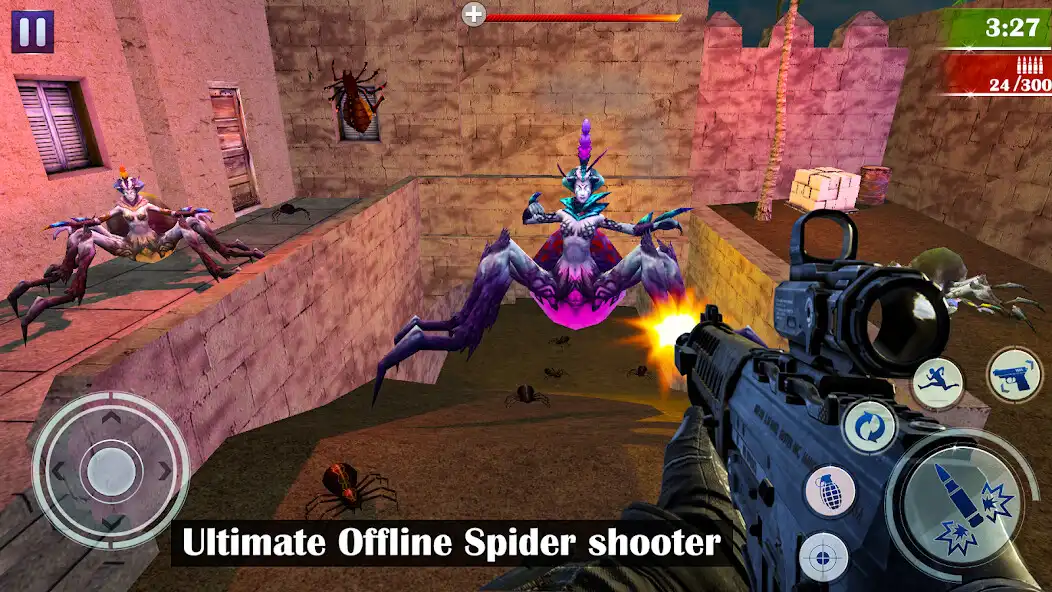 Play Toilet Monster Spider Hunter as an online game Toilet Monster Spider Hunter with UptoPlay