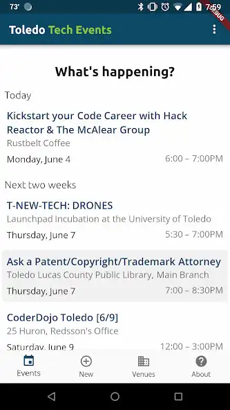 Play Toledo Tech Events