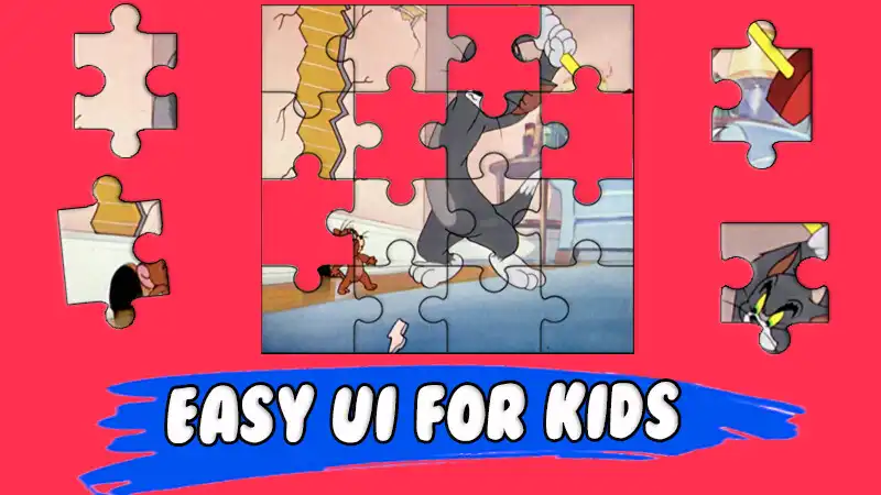 Play Tom Jigsaw Jerry Puzzle Game as an online game Tom Jigsaw Jerry Puzzle Game with UptoPlay