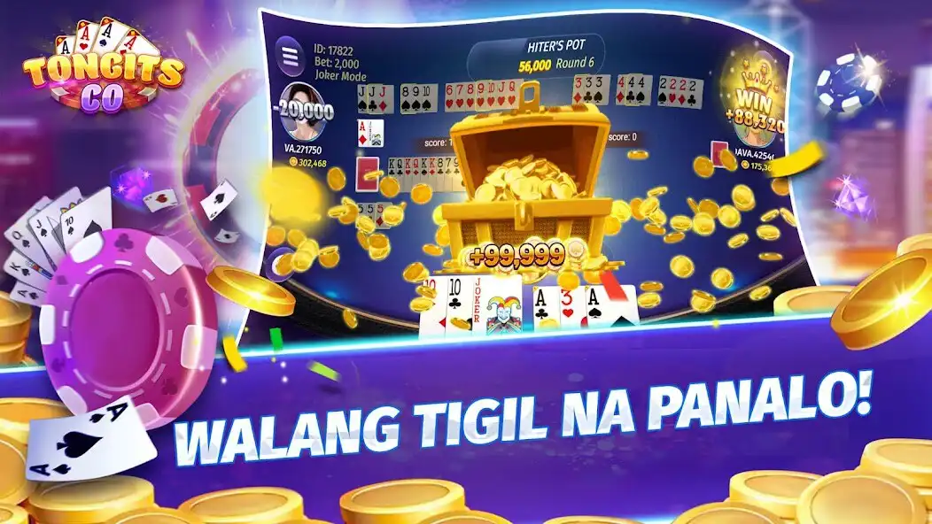 Play Tongits CO - Pusoy, Sabong as an online game Tongits CO - Pusoy, Sabong with UptoPlay