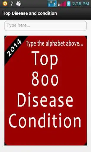 Play Top 800 Disease Condition  and enjoy Top 800 Disease Condition with UptoPlay